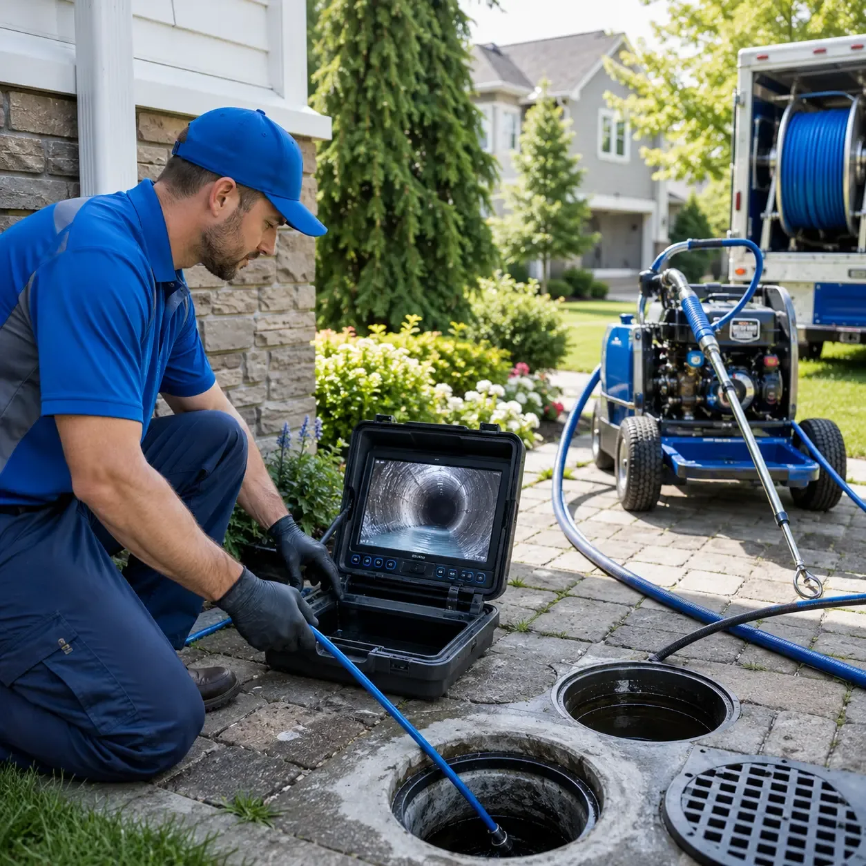 Outdoor drain cleaning professionals serving Clare, IA
