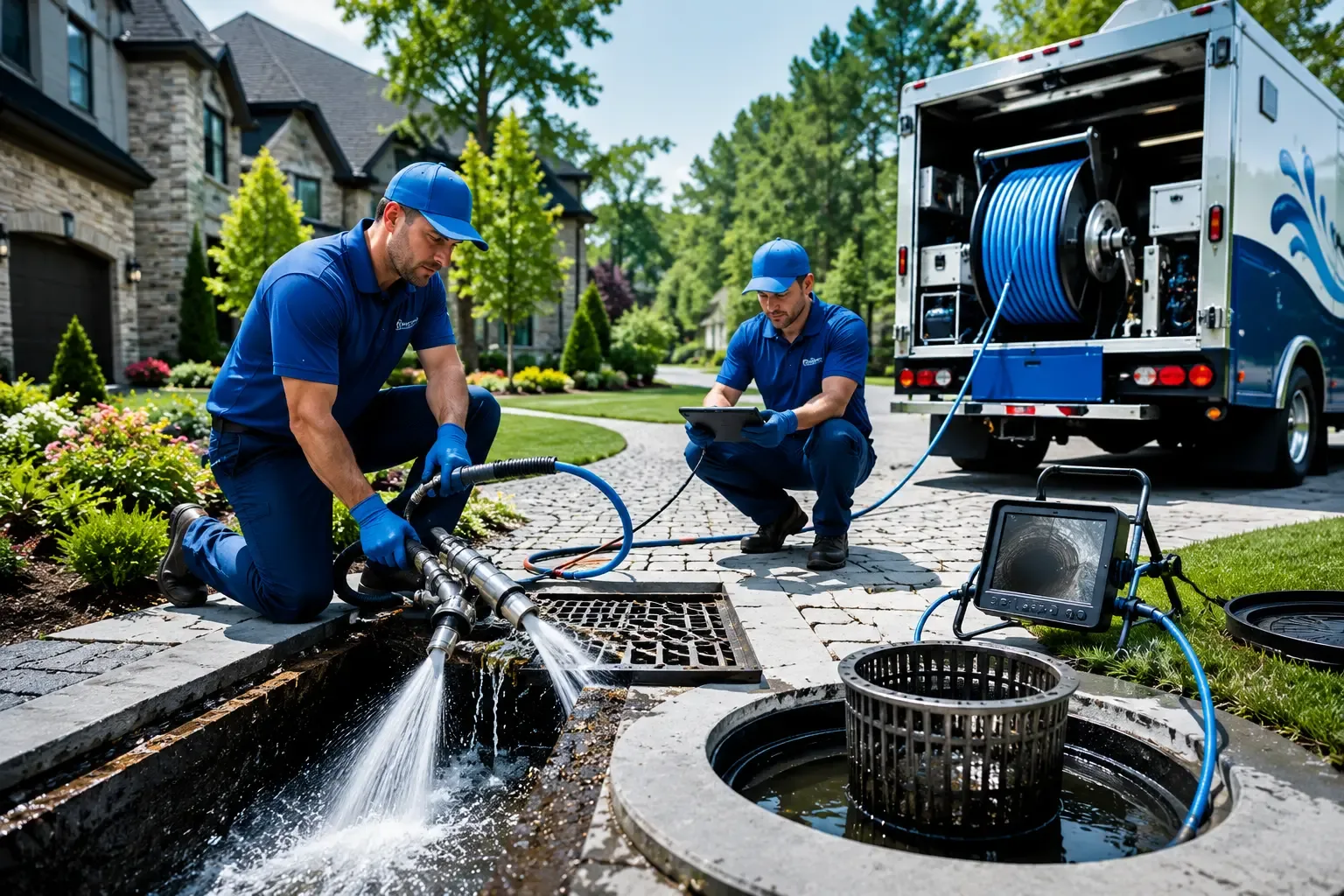 Local outdoor drain cleaning professionals in Clare, IA